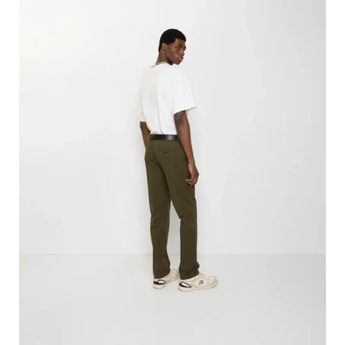 Pantalones chinos de sarga de algodón Pantalones chinos de sarga de algodón
