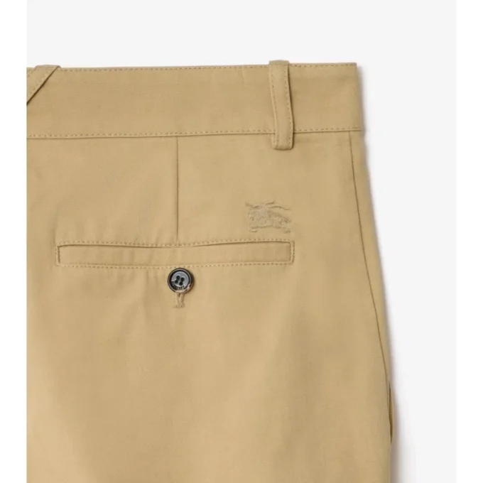 Pantalones chinos de sarga de algodón Pantalones chinos de sarga de algodón