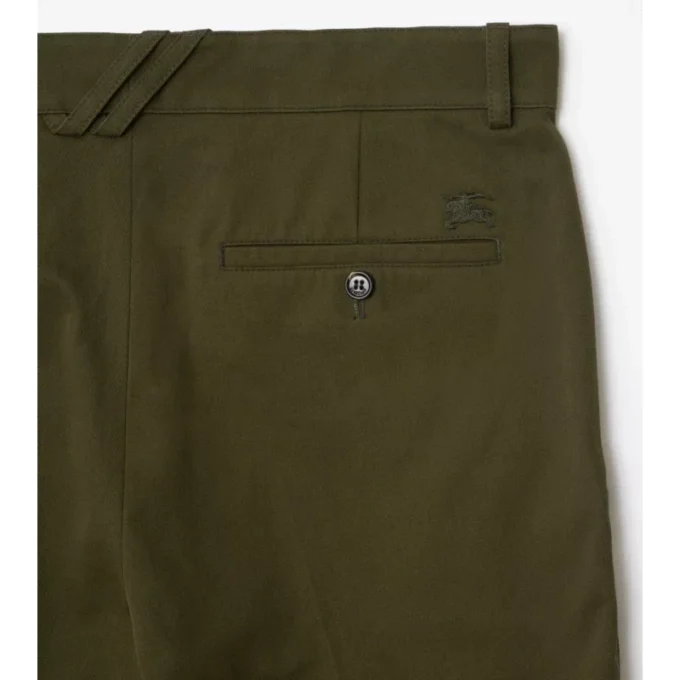 Pantalones chinos de sarga de algodón Pantalones chinos de sarga de algodón