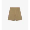 Pantalones cortos de algodón a cuadros Pantalones cortos de algodón a cuadros