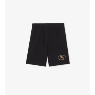 Pantalones cortos de algodón con estampado de caballos