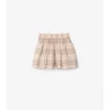Pantalones cortos de algodón con estampado de cuadros Pantalones cortos de algodón con estampado de cuadros