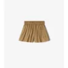 Pantalones cortos de algodón con estampado de cuadros Pantalones cortos de algodón con estampado de cuadros