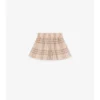 Pantalones cortos de algodón con estampado de cuadros Pantalones cortos de algodón con estampado de cuadros