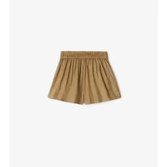 Pantalones cortos de algodón con estampado de cuadros