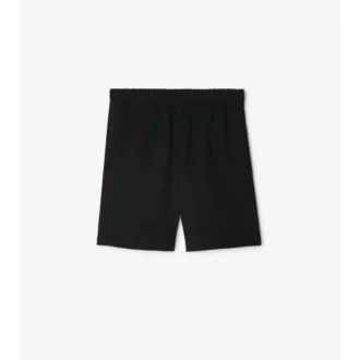 Pantalones cortos de algodón con etiqueta de cuadros