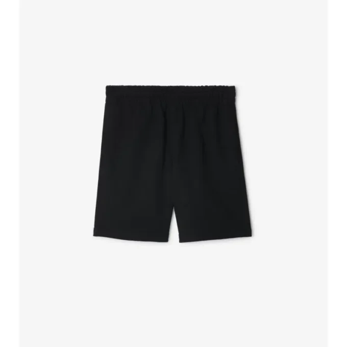 Pantalones cortos de algodón con etiqueta de cuadros