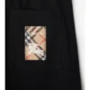 Pantalones cortos de algodón con etiqueta de cuadros