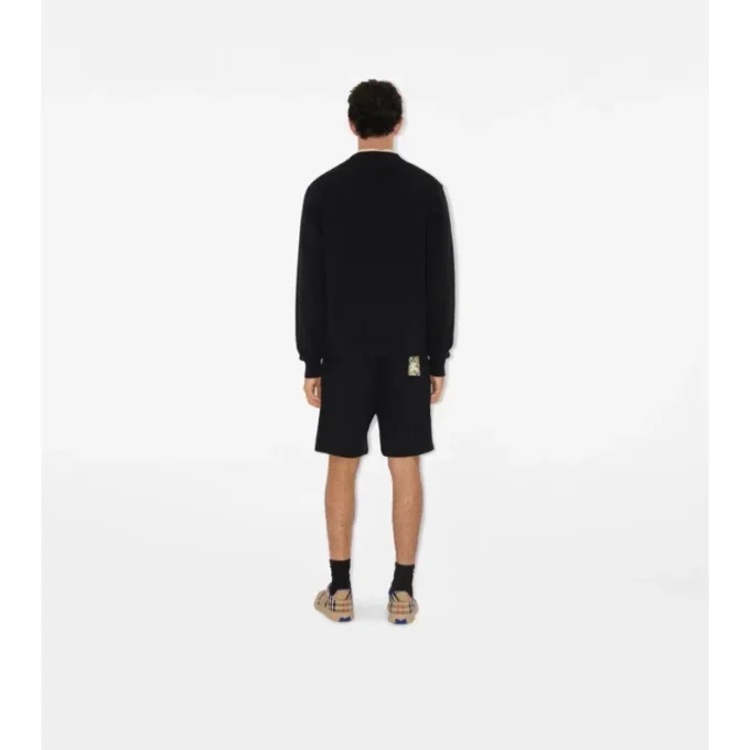 Pantalones cortos de algodón con etiqueta de cuadros