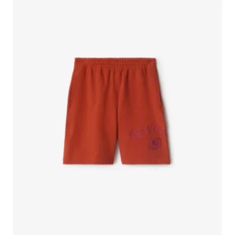 Pantalones cortos de algodón con logotipo gótico
