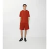 Pantalones cortos de algodón con logotipo gótico Pantalones cortos de algodón con logotipo gótico