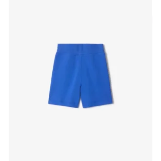 Pantalones cortos de algodón con ribete de cuadros