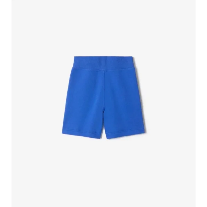 Pantalones cortos de algodón con ribete de cuadros Pantalones cortos de algodón con ribete de cuadros
