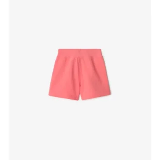 Pantalones cortos de algodón con ribete de cuadros Pantalones cortos de algodón con ribete de cuadros