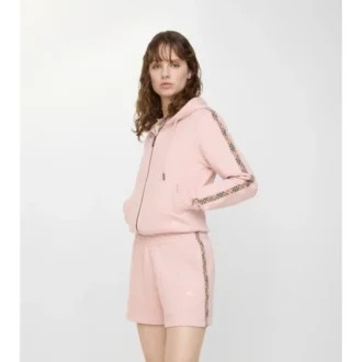 Pantalones cortos de algodón con ribete de cuadros