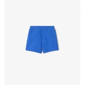Pantalones cortos de algodón con ribete de cuadros