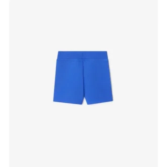 Pantalones cortos de algodón con ribete de cuadros