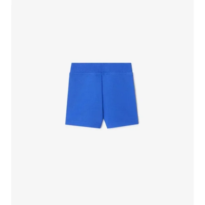 Pantalones cortos de algodón con ribete de cuadros Pantalones cortos de algodón con ribete de cuadros