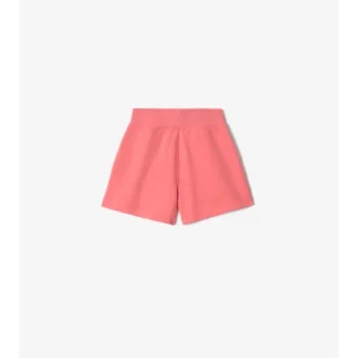 Pantalones cortos de algodón con ribete de cuadros Pantalones cortos de algodón con ribete de cuadros