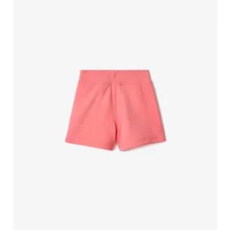 Pantalones cortos de algodón con ribete de cuadros