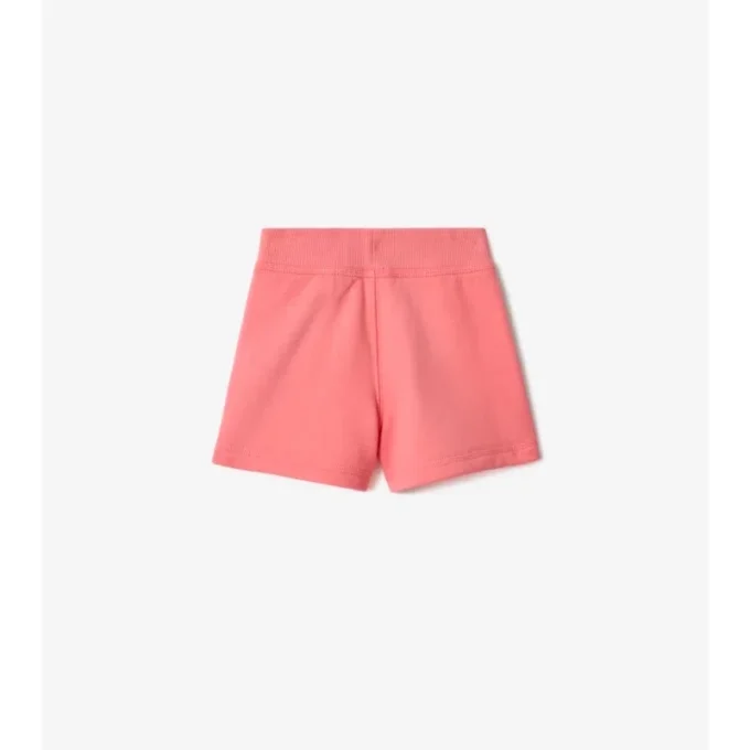 Pantalones cortos de algodón con ribete de cuadros Pantalones cortos de algodón con ribete de cuadros