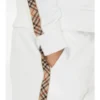 Pantalones cortos de algodón con ribete de cuadros