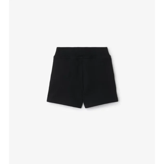 Pantalones cortos de algodón con ribete de cuadros