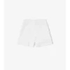 Pantalones cortos de algodón con ribete de cuadros
