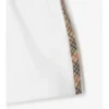 Pantalones cortos de algodón con ribete de cuadros