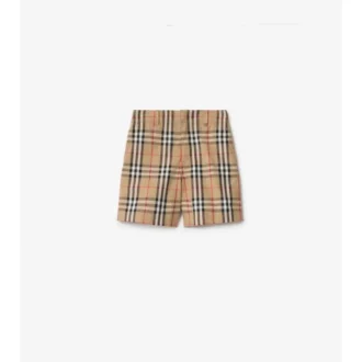 Pantalones cortos de algodón Oxford a cuadros
