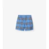 Pantalones cortos de algodón Oxford a cuadros
