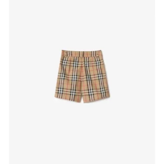Pantalones cortos de algodón Oxford a cuadros