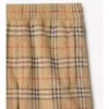Pantalones cortos de jersey con estampado de cuadros