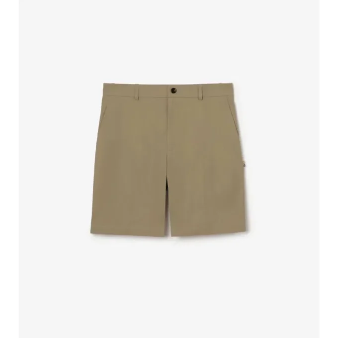 Pantalones cortos de sarga de algodón Pantalones cortos de sarga de algodón