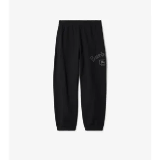 Pantalones de chándal de algodón con logotipo gótico