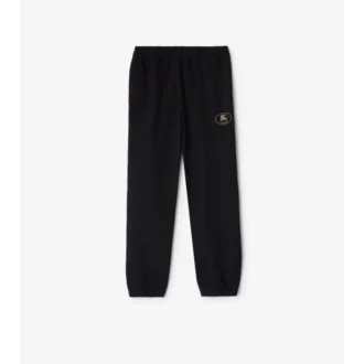 Pantalones de chándal de algodón con sello Knight
