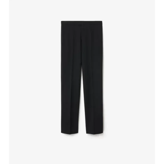 Pantalones de esmoquin de lana Grain De Poudre Pantalones de esmoquin de lana Grain De Poudre