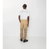 Pantalones de jogging de algodón con estampado de cuadros degradado