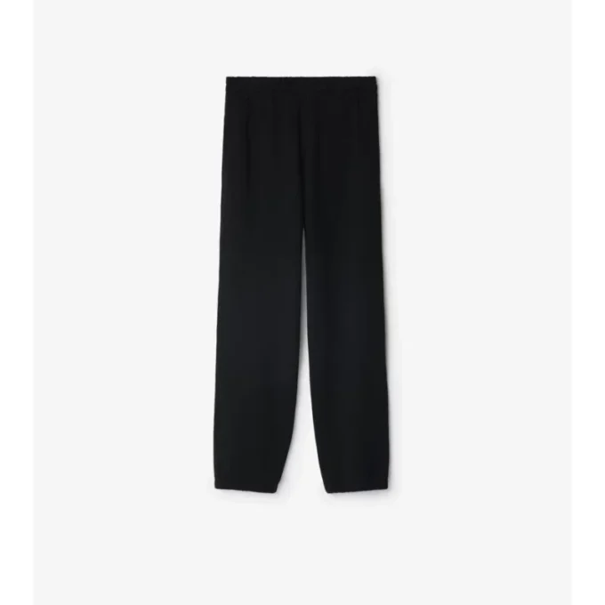 Pantalones de jogging de algodón con etiqueta