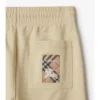 Pantalones de jogging de algodón con etiqueta