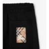 Pantalones de jogging de algodón con etiqueta