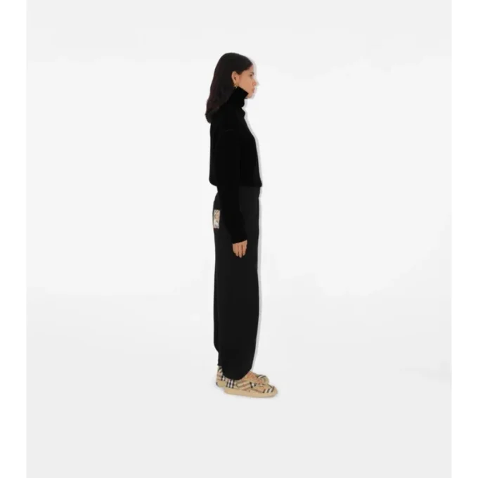Pantalones de jogging de algodón con etiqueta