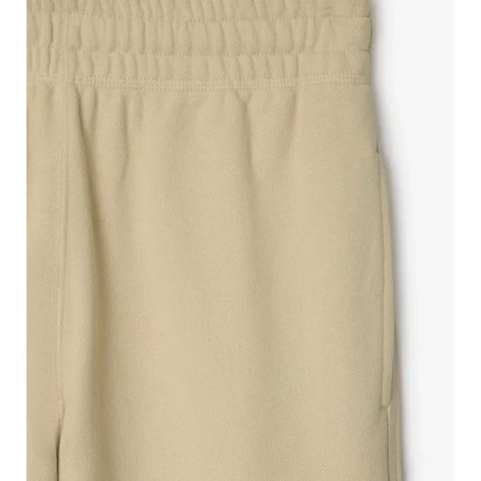 Pantalones de jogging de algodón con etiqueta