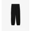 Pantalones de jogging de algodón con etiqueta de cuadros