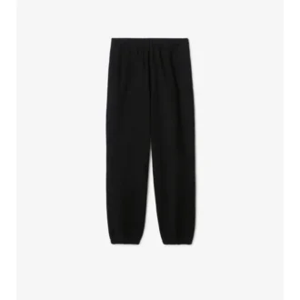 Pantalones de jogging de algodón con etiqueta de cuadros