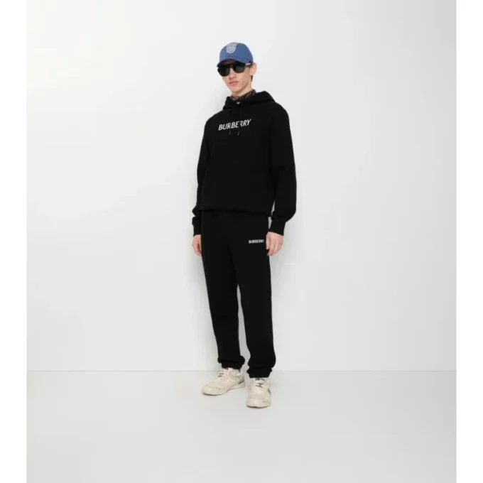 Pantalones de jogging de algodón con logotipo