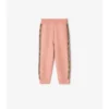 Pantalones de jogging de algodón con ribetes a cuadros Pantalones de jogging de algodón con ribetes a cuadros