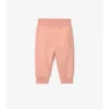 Pantalones de jogging de algodón con ribetes a cuadros Pantalones de jogging de algodón con ribetes a cuadros