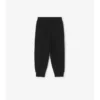 Pantalones de jogging de algodón con ribetes a cuadros
