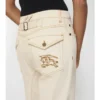 Pantalones de mezclilla de talle alto y corte acampanado Pantalones de mezclilla de talle alto y corte acampanado